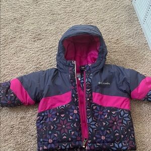 Columbia Kids' Pink and Purple Jacket